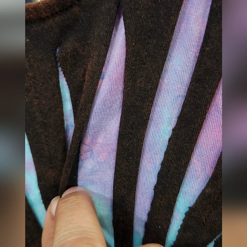 Grateful Dead Upcycled tye dye brown tank top women's size Small - Picture 3 of 6